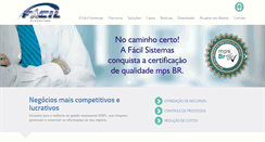 Desktop Screenshot of facilsistemas.com.br